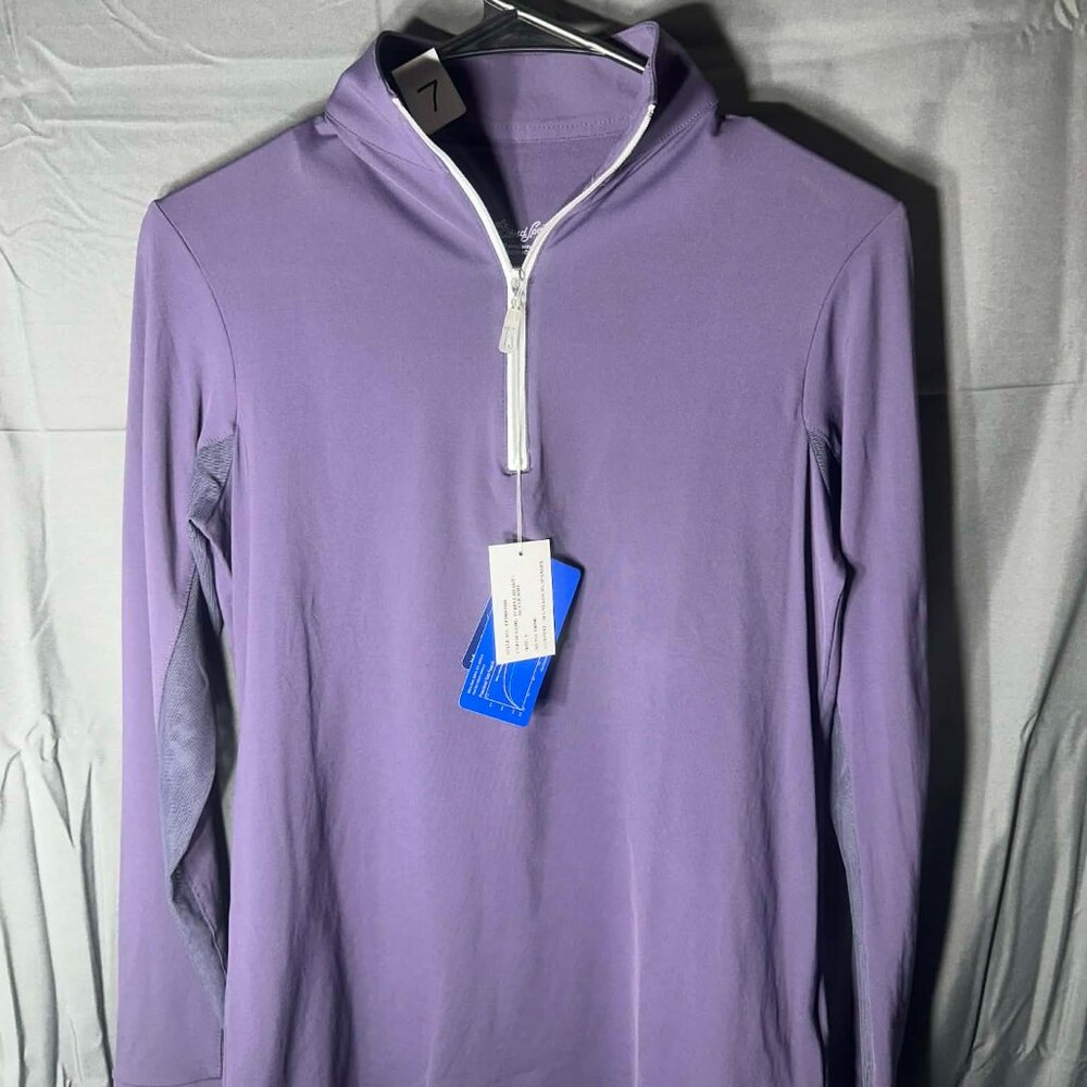 The Tailored Sportsman 1/4 Zip Ice Fil long sleeve riding T-shirt